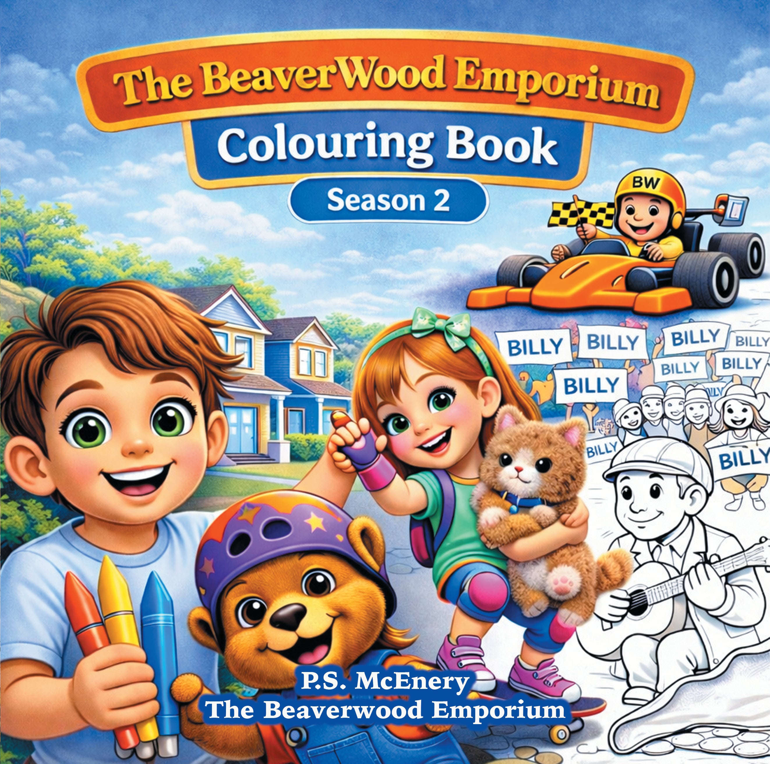 The Beaverwood Colouring Book (Series 2)